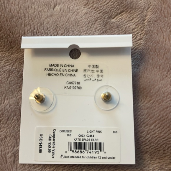 NWT Kate Spade earrings - Picture 2 of 2